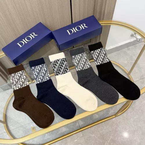 Replica Christian Dior Socks #1378372 $34.00 USD for Wholesale