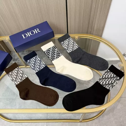 Replica Christian Dior Socks #1378372 $34.00 USD for Wholesale