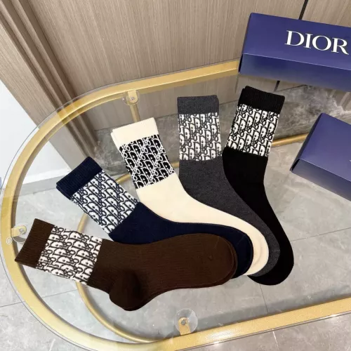 Replica Christian Dior Socks #1378372 $34.00 USD for Wholesale
