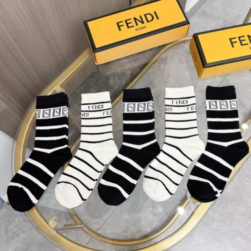 Wholesale Fendi Socks #1378376 $29.00 USD, Wholesale Quality Replica Fendi Socks