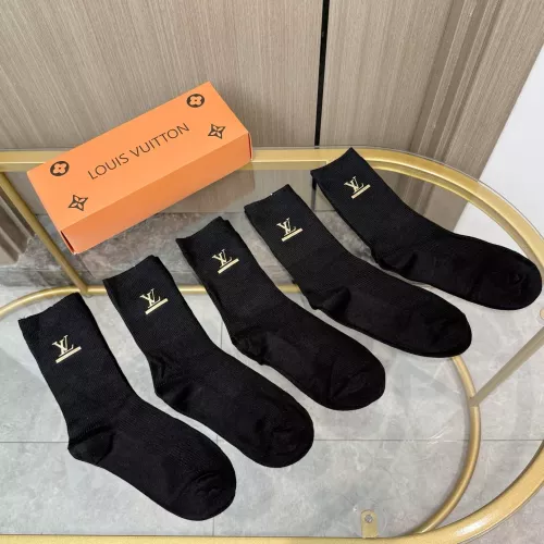 Replica Louis Vuitton LV Socks #1378390 $36.00 USD for Wholesale