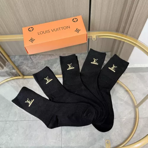 Replica Louis Vuitton LV Socks #1378390 $36.00 USD for Wholesale