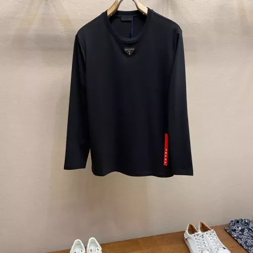 Wholesale Prada T-Shirts Long Sleeved For Unisex #1378419 $45.00 USD, Wholesale Quality Replica Prada T-Shirts
