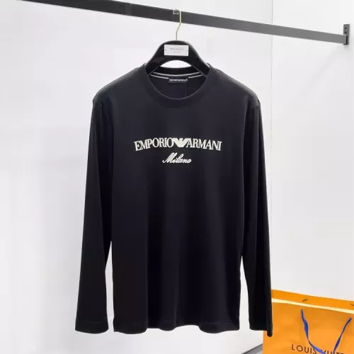 Wholesale Armani T-Shirts Long Sleeved For Men #1378438 $82.00 USD, Wholesale Quality Replica Armani T-Shirts