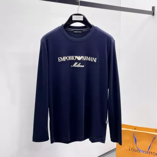Wholesale Armani T-Shirts Long Sleeved For Men #1378439 $82.00 USD, Wholesale Quality Replica Armani T-Shirts