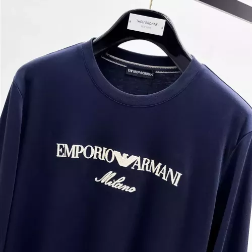 Replica Armani T-Shirts Long Sleeved For Men #1378439 $82.00 USD for Wholesale