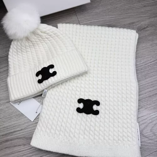 Wholesale Celine Hat and Scarf Set #1378458 $48.00 USD, Wholesale Quality Replica Celine Hat and Scarf and Glove Set