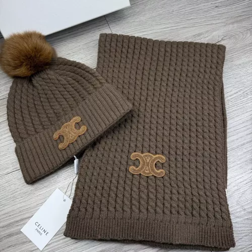 Wholesale Celine Hat and Scarf Set #1378459 $48.00 USD, Wholesale Quality Replica Celine Hat and Scarf and Glove Set