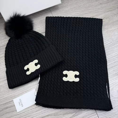 Wholesale Celine Hat and Scarf Set #1378460 $48.00 USD, Wholesale Quality Replica Celine Hat and Scarf and Glove Set