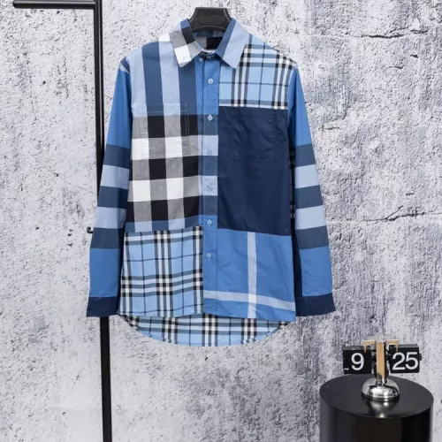 Wholesale Burberry Shirts Long Sleeved For Men #1378500 $56.00 USD, Wholesale Quality Replica Burberry Shirts