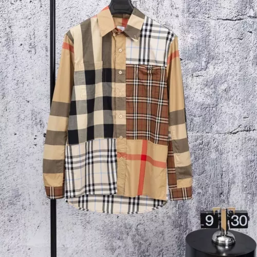 Wholesale Burberry Shirts Long Sleeved For Men #1378501 $56.00 USD, Wholesale Quality Replica Burberry Shirts