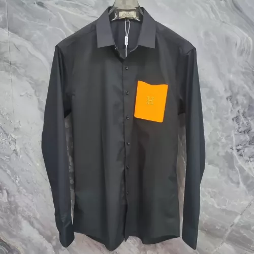 Wholesale Hermes Shirts Long Sleeved For Men #1378515 $76.00 USD, Wholesale Quality Replica Hermes Shirts