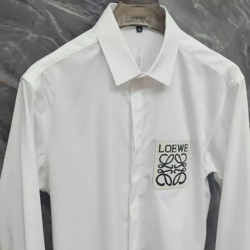 Replica LOEWE Shirts Long Sleeved For Men #1378518 $76.00 USD for Wholesale