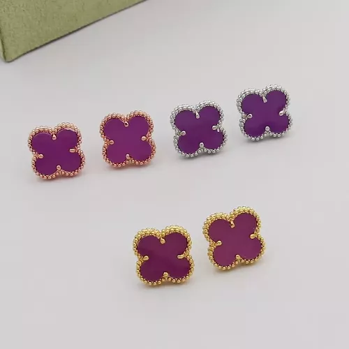 Replica Van Cleef & Arpels Earrings For Women #1378599 $25.00 USD for Wholesale
