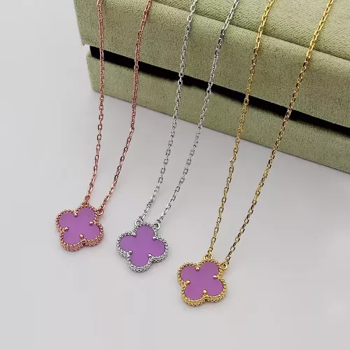 Replica Van Cleef & Arpels Necklaces For Women #1378601 $25.00 USD for Wholesale