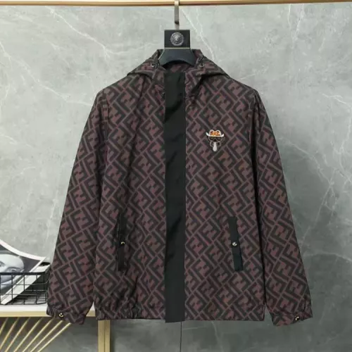 Wholesale Fendi Jackets Long Sleeved For Men #1378639 $52.00 USD, Wholesale Quality Replica Fendi Jackets