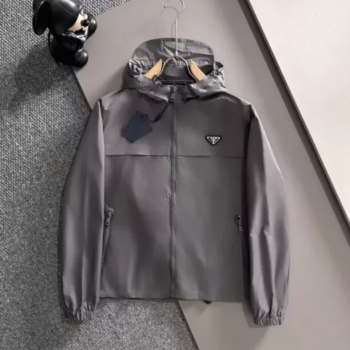 Wholesale Prada Jackets Long Sleeved For Men #1378676 $85.00 USD, Wholesale Quality Replica Prada Jackets