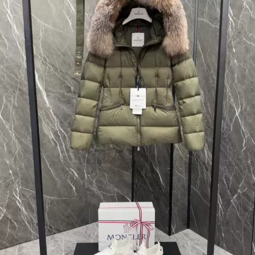 Wholesale Moncler Down Feather Coat Long Sleeved For Women #1378722 $195.00 USD, Wholesale Quality Replica Moncler Down Feather Coat