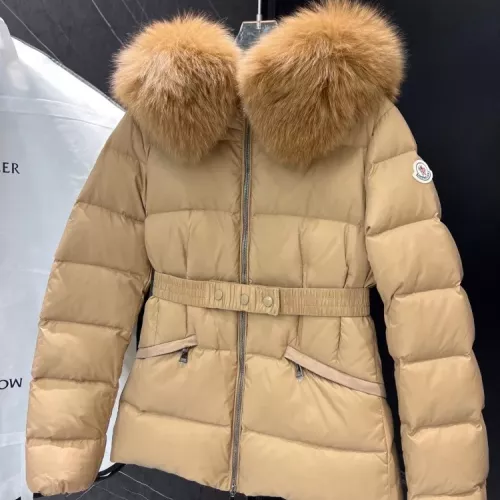 Wholesale Moncler Down Feather Coat Long Sleeved For Women #1378727 $195.00 USD, Wholesale Quality Replica Moncler Down Feather Coat