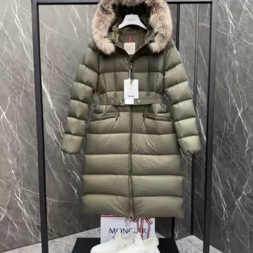 Wholesale Moncler Down Feather Coat Long Sleeved For Women #1378733 $205.00 USD, Wholesale Quality Replica Moncler Down Feather Coat