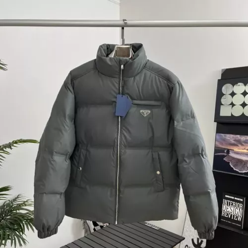Wholesale Prada Down Feather Coat Long Sleeved For Men #1378781 $170.00 USD, Wholesale Quality Replica Prada Down Feather Coat