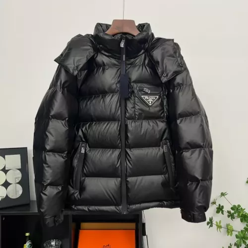 Wholesale Prada Down Feather Coat Long Sleeved For Men #1378790 $170.00 USD, Wholesale Quality Replica Prada Down Feather Coat