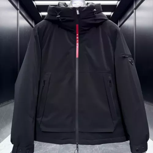 Wholesale Prada Down Feather Coat Long Sleeved For Men #1378792 $202.00 USD, Wholesale Quality Replica Prada Down Feather Coat