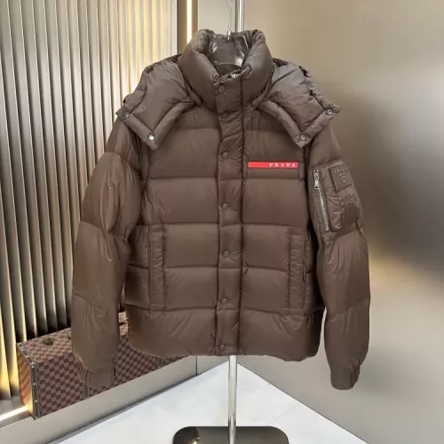 Wholesale Prada Down Feather Coat Long Sleeved For Men #1378800 $238.02 USD, Wholesale Quality Replica Prada Down Feather Coat
