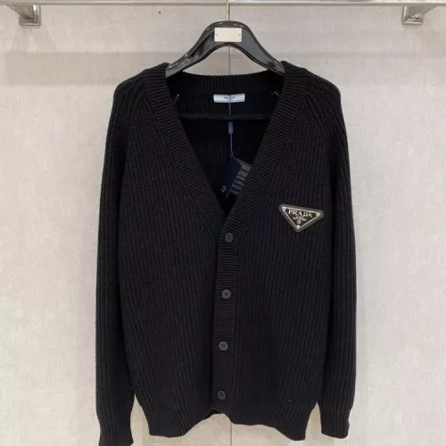 Wholesale Prada Sweaters Long Sleeved For Men #1378837 $98.00 USD, Wholesale Quality Replica Prada Sweaters
