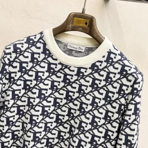 Replica Christian Dior Sweaters Long Sleeved For Unisex #1378916 $80.00 USD for Wholesale