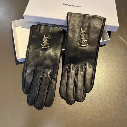 Wholesale Yves Saint Laurent Gloves For Women #1379069 $48.00 USD, Wholesale Quality Replica Yves Saint Laurent Gloves