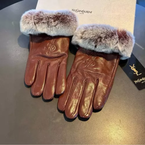 Wholesale Yves Saint Laurent Gloves For Women #1379096 $52.00 USD, Wholesale Quality Replica Yves Saint Laurent Gloves
