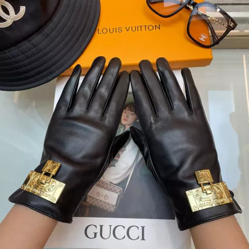 Replica Louis Vuitton LV Gloves For Women #1379171 $45.00 USD for Wholesale