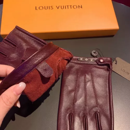 Replica Louis Vuitton LV Gloves For Women #1379173 $52.00 USD for Wholesale