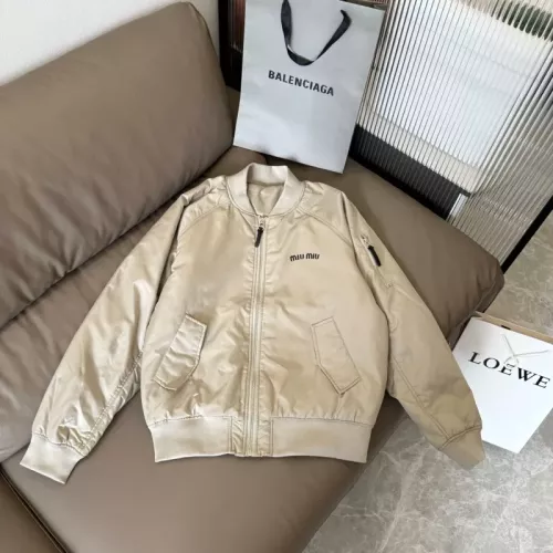 Wholesale MIU MIU Jackets Long Sleeved For Unisex #1379223 $85.00 USD, Wholesale Quality Replica MIU MIU Jackets