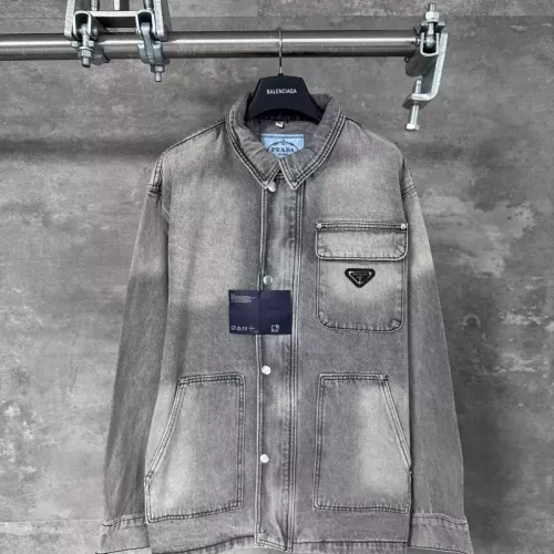 Wholesale Prada Jackets Long Sleeved For Unisex #1379224 $96.00 USD, Wholesale Quality Replica Prada Jackets