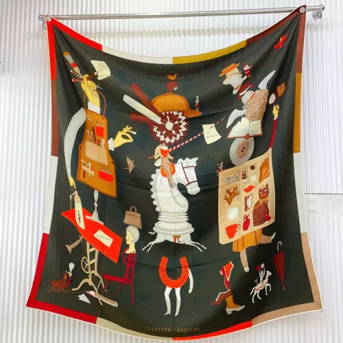 Wholesale Hermes Silk Squares #1379392 $82.00 USD, Wholesale Quality Replica Hermes Scarf