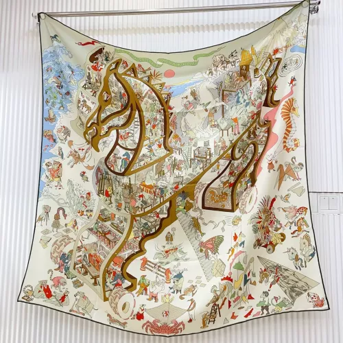 Wholesale Hermes Silk Squares #1379402 $82.00 USD, Wholesale Quality Replica Hermes Scarf