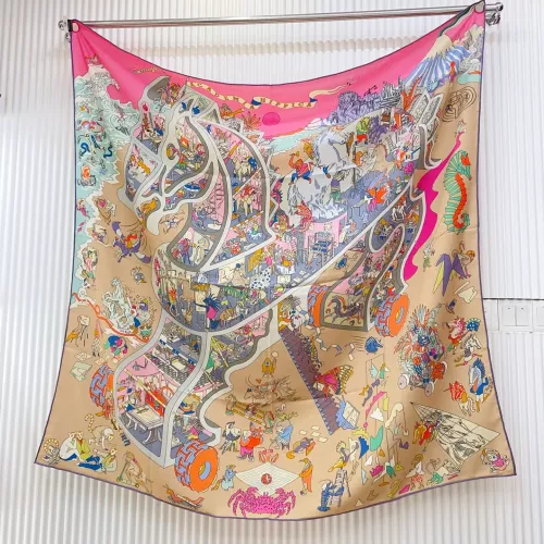 Wholesale Hermes Silk Squares #1379403 $82.00 USD, Wholesale Quality Replica Hermes Scarf