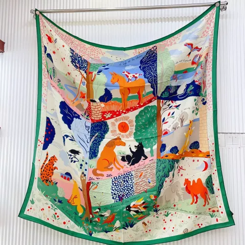 Wholesale Hermes Silk Squares #1379422 $85.00 USD, Wholesale Quality Replica Hermes Scarf