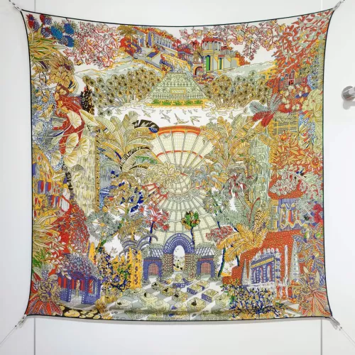 Wholesale Hermes Silk Squares #1379457 $85.00 USD, Wholesale Quality Replica Hermes Scarf