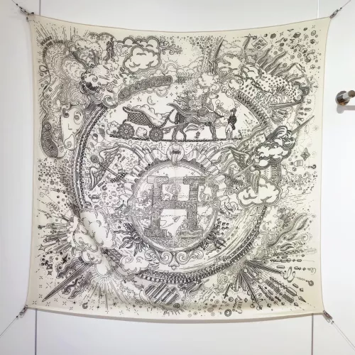 Wholesale Hermes Silk Squares #1379465 $85.00 USD, Wholesale Quality Replica Hermes Scarf