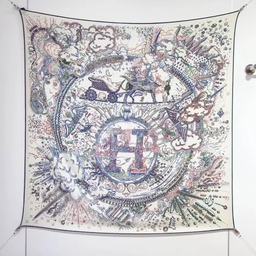 Wholesale Hermes Silk Squares #1379466 $85.00 USD, Wholesale Quality Replica Hermes Scarf