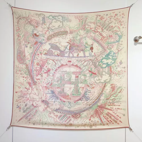 Wholesale Hermes Silk Squares #1379467 $85.00 USD, Wholesale Quality Replica Hermes Scarf