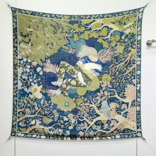 Wholesale Hermes Silk Squares #1379470 $85.00 USD, Wholesale Quality Replica Hermes Scarf