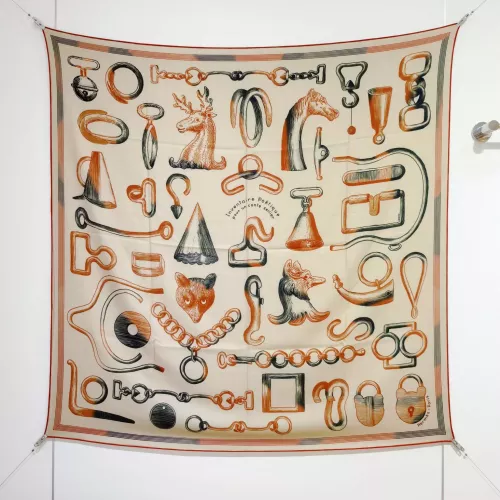 Wholesale Hermes Silk Squares #1379472 $85.00 USD, Wholesale Quality Replica Hermes Scarf