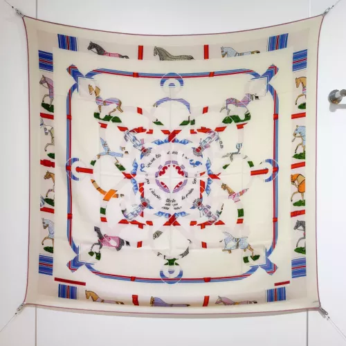 Wholesale Hermes Silk Squares #1379474 $85.00 USD, Wholesale Quality Replica Hermes Scarf
