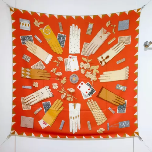 Wholesale Hermes Silk Squares #1379478 $85.00 USD, Wholesale Quality Replica Hermes Scarf