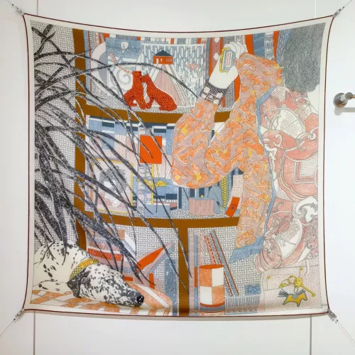 Wholesale Hermes Silk Squares #1379480 $85.00 USD, Wholesale Quality Replica Hermes Scarf