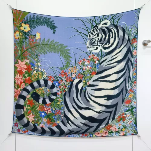 Wholesale Hermes Silk Squares #1379503 $85.00 USD, Wholesale Quality Replica Hermes Scarf